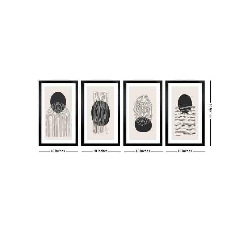 Overthinking Poly Canvas Wall Art - Set Of Four media 7