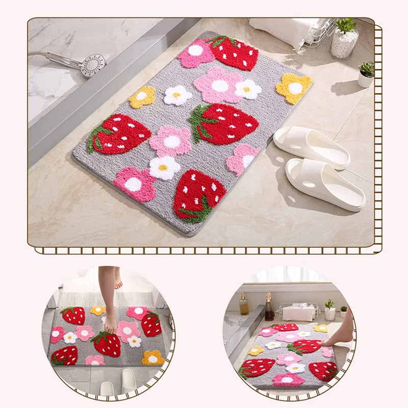Strawberry Stride Bathmat media 5