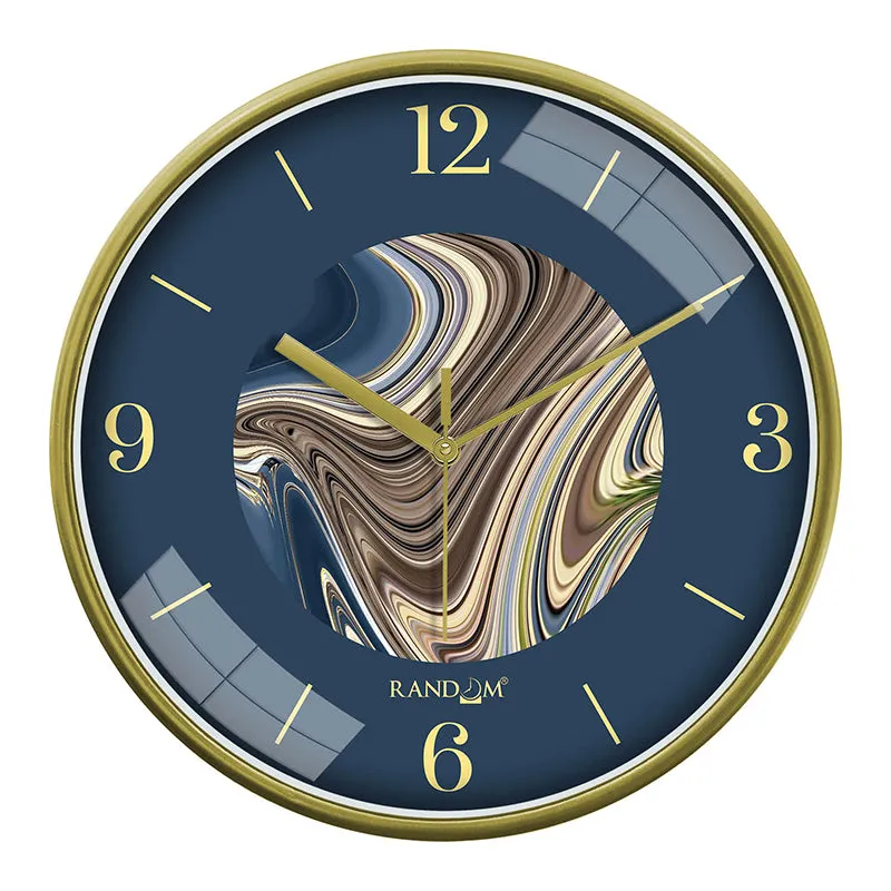 Hemera Swirl Wall Clock - Blue media 3
