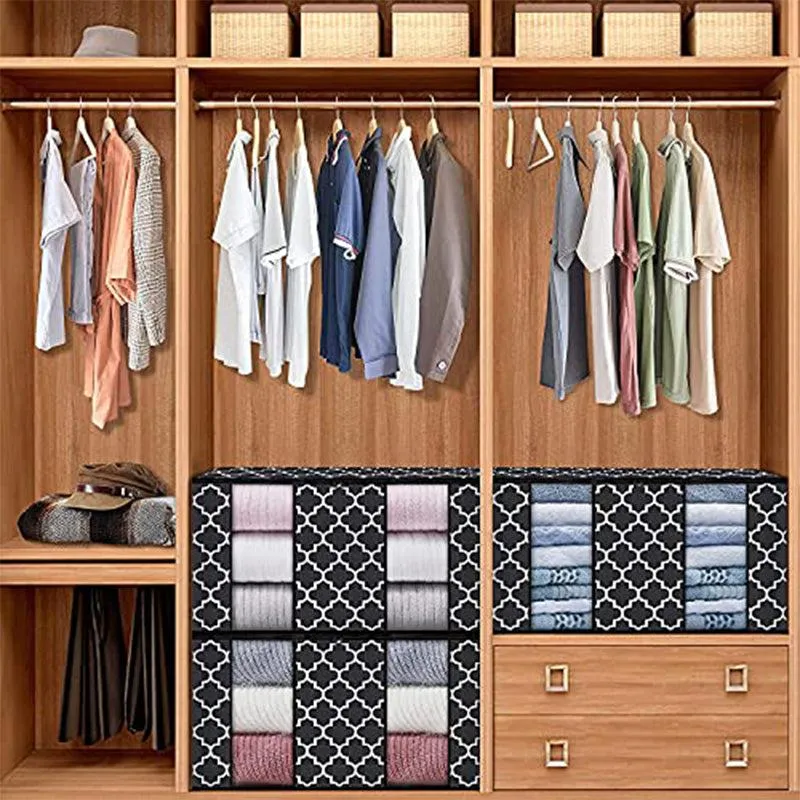 Atlas Cloth Organizer (Black)- Set Of Three media 5