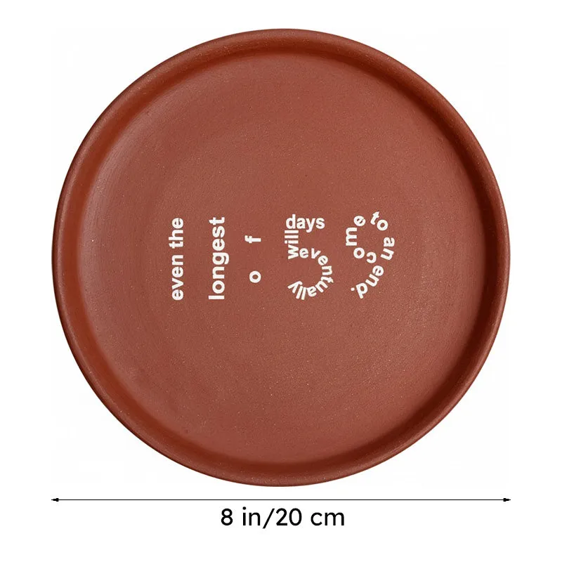 Happy Moment Terracotta Wall Plate media 7