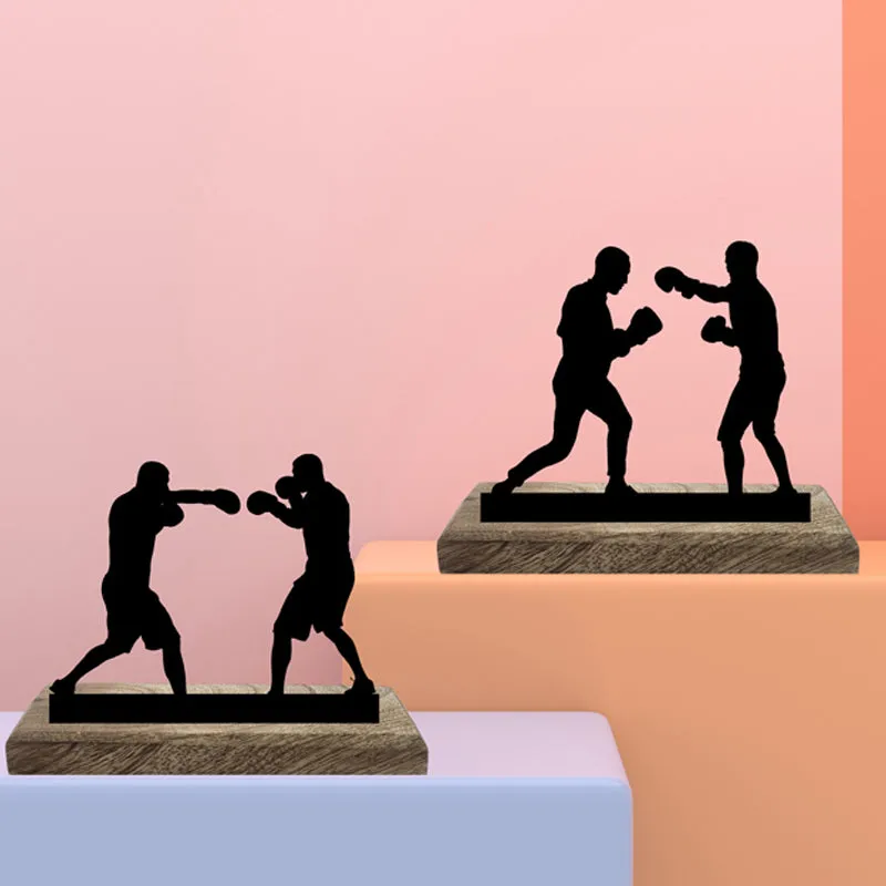 Brave Boxers I Showpiece - Set Of Two media 3