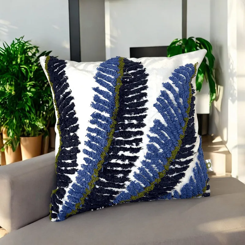 Dream Weft Tufted Cushion Cover Set media 1