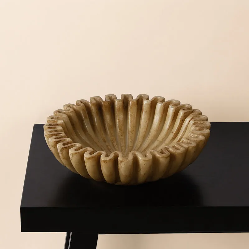 Arcline Accent Bowl - Beige media 1