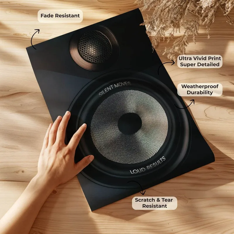 Acoustic Impact Wall Poster media 8