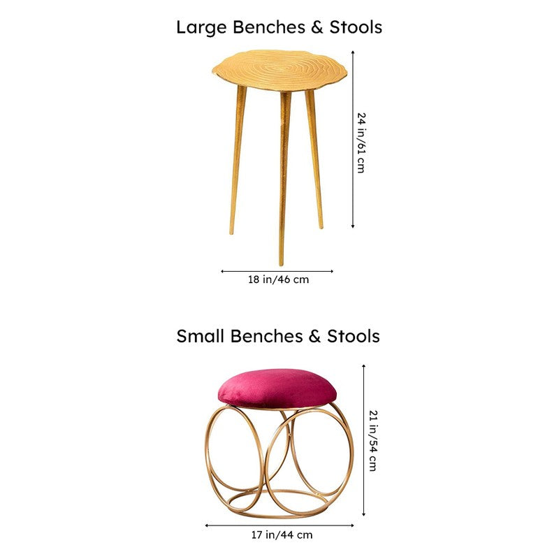 Nerga Stool And Side Table Combo - Set Of Two media 8
