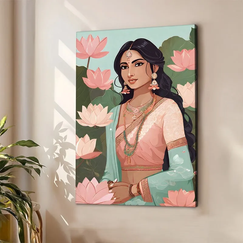 Lotus Veil Wall Art media 3