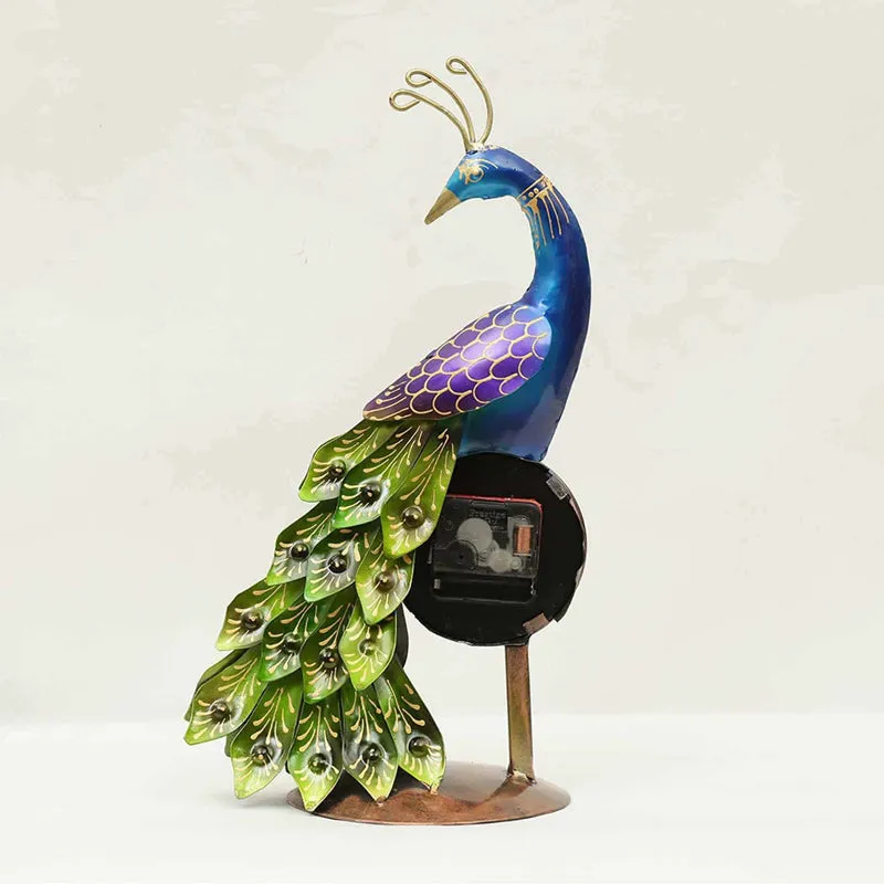 Mayura Showpiece with Clock media 3