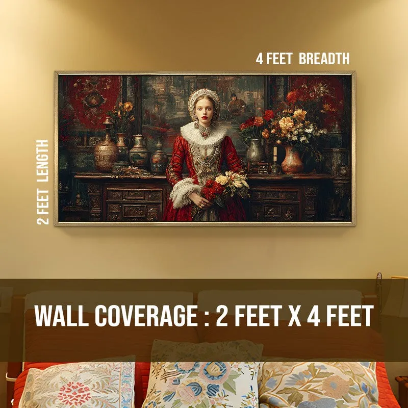 Heirloom Lady Canvas Wall Painting With Frame media 8