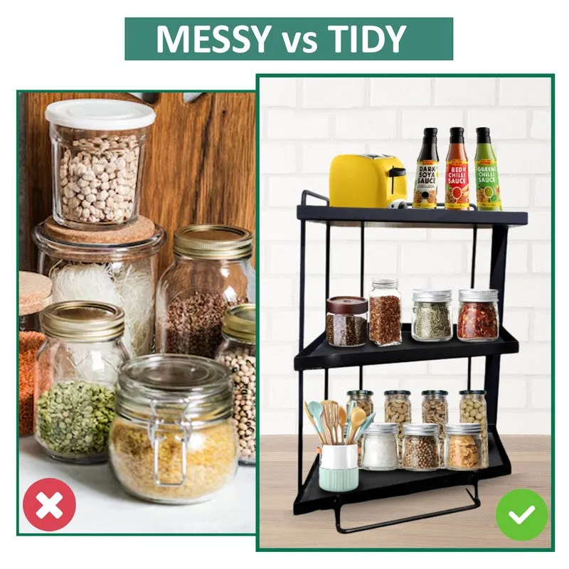 Aqua Tier Metal Racks - Black media 8