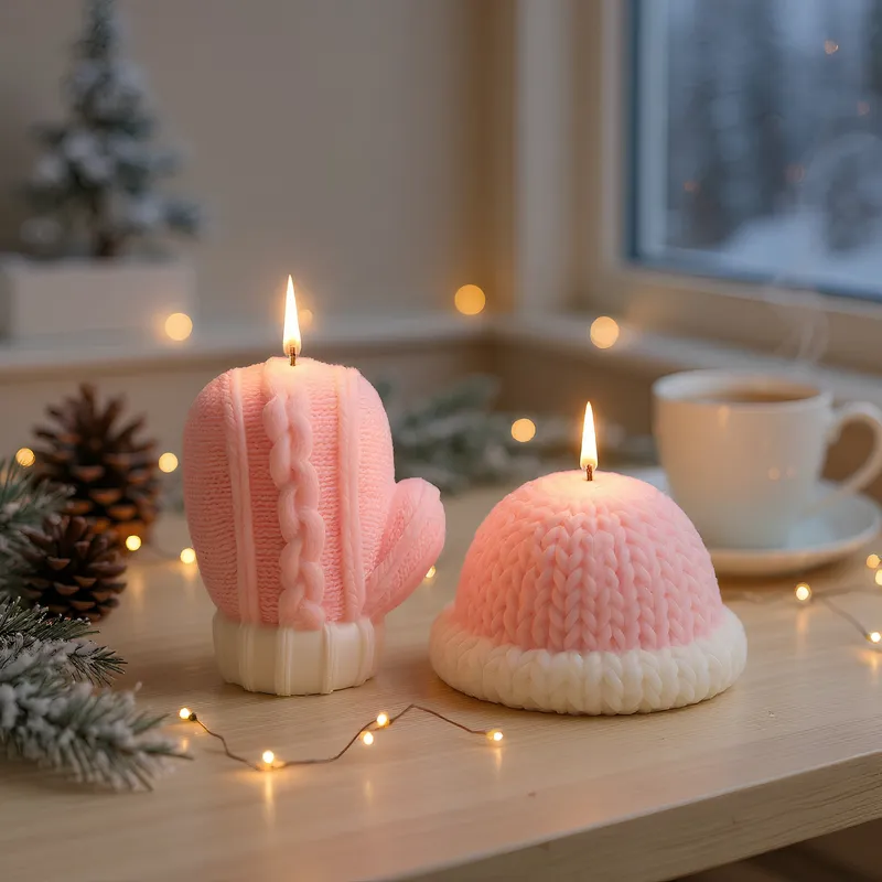 Cozy Cactus Scented Votive Candles - Set of Two media 4