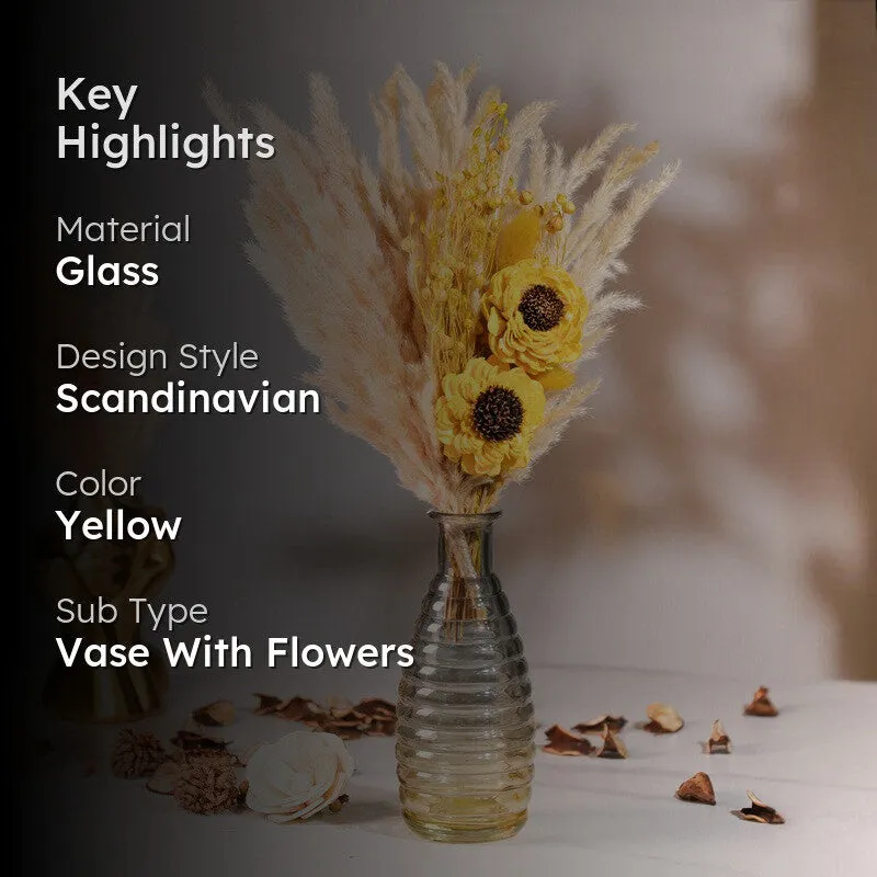 Flower Grasp Vase with Flowers media 2