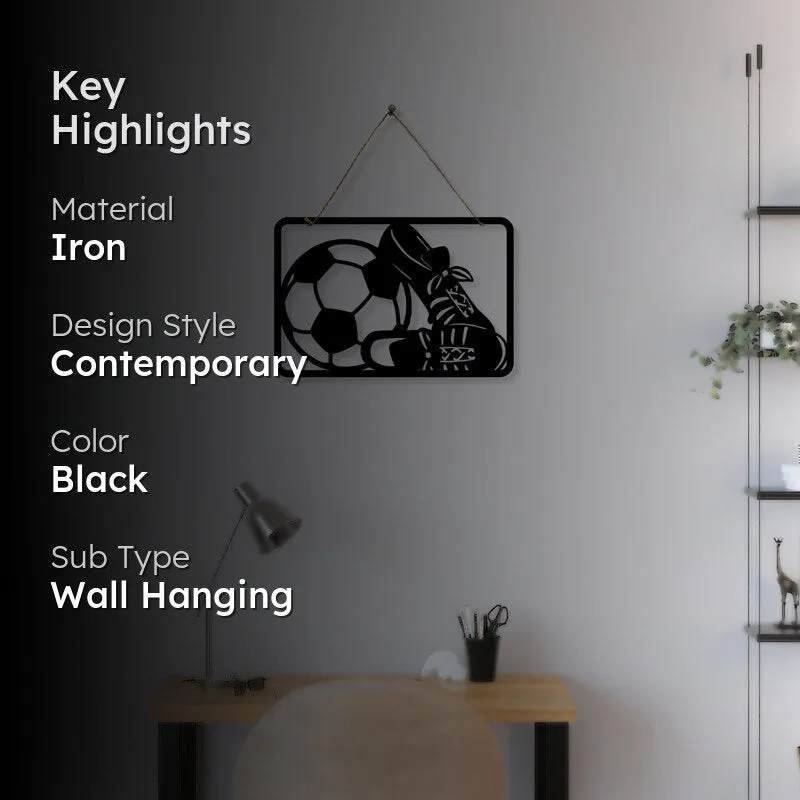 Soccer Kicks Iron Wall Accent media 2