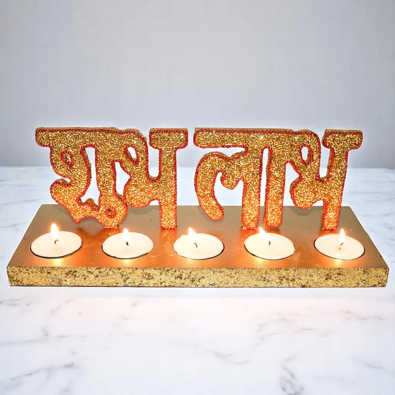 Shubh-Labh Tea Light Holder media 1