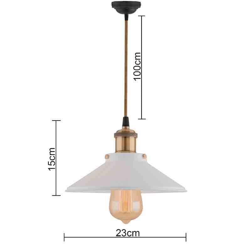 Indak Metal Ceiling Lamp - White media 5