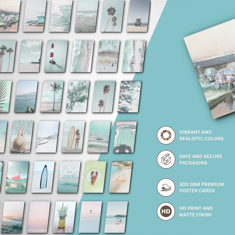 Seaside Serenity Gift Wall Poster - Set Of Fifty Four media 5