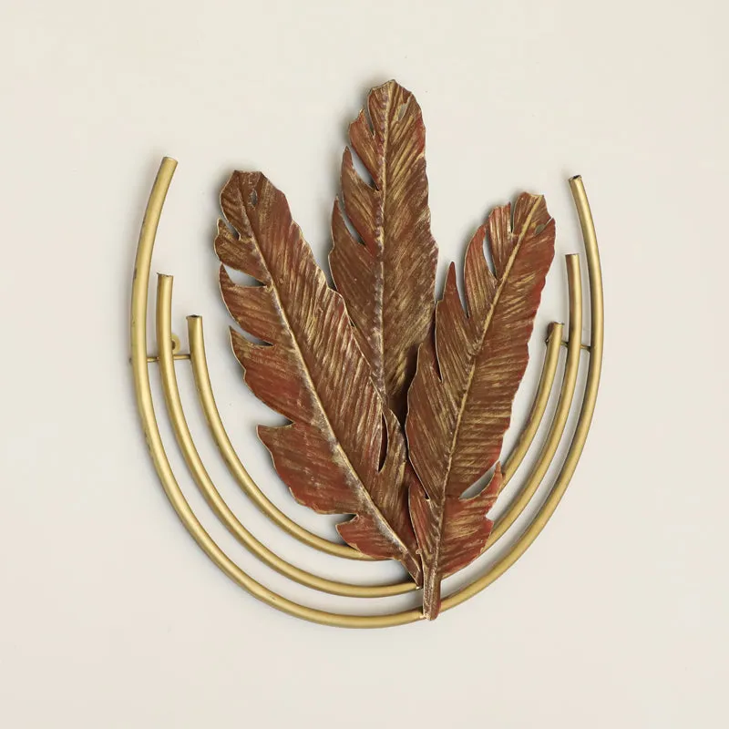 Lara Feather Metal Wall Accent media 3