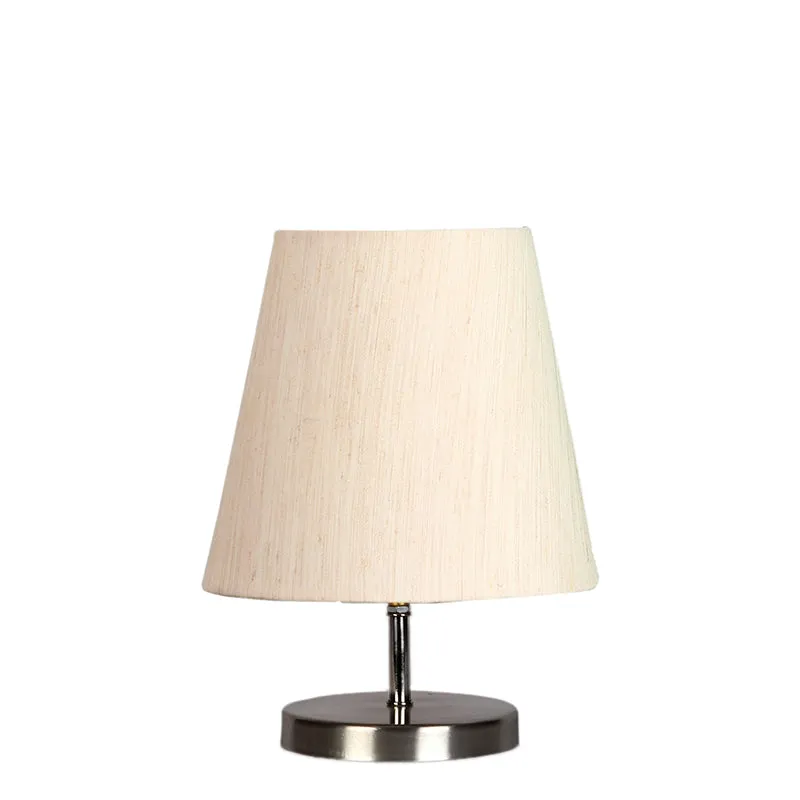 Vidro Fabric Table Lamp - White,Silver media 4