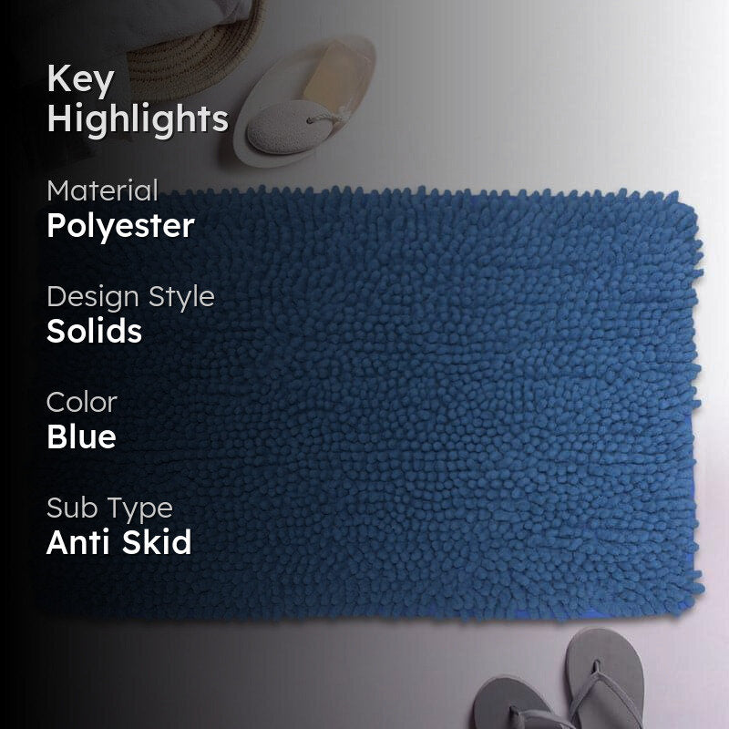 Zora Anti Slip Bathmat - Blue media 2