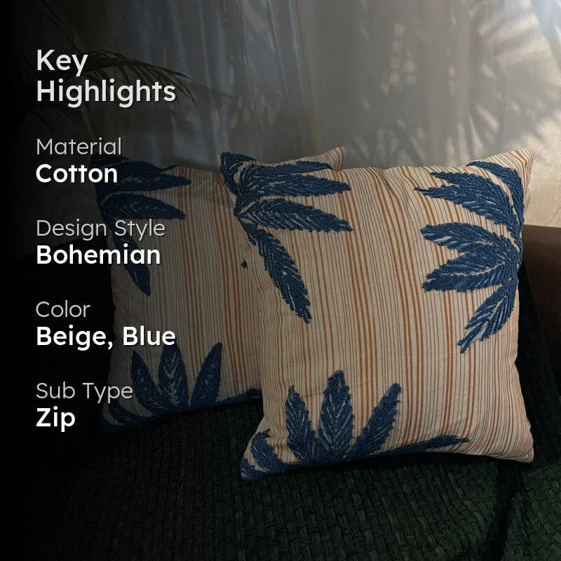 Leaves Cushion Cover - Set Of Two media 2