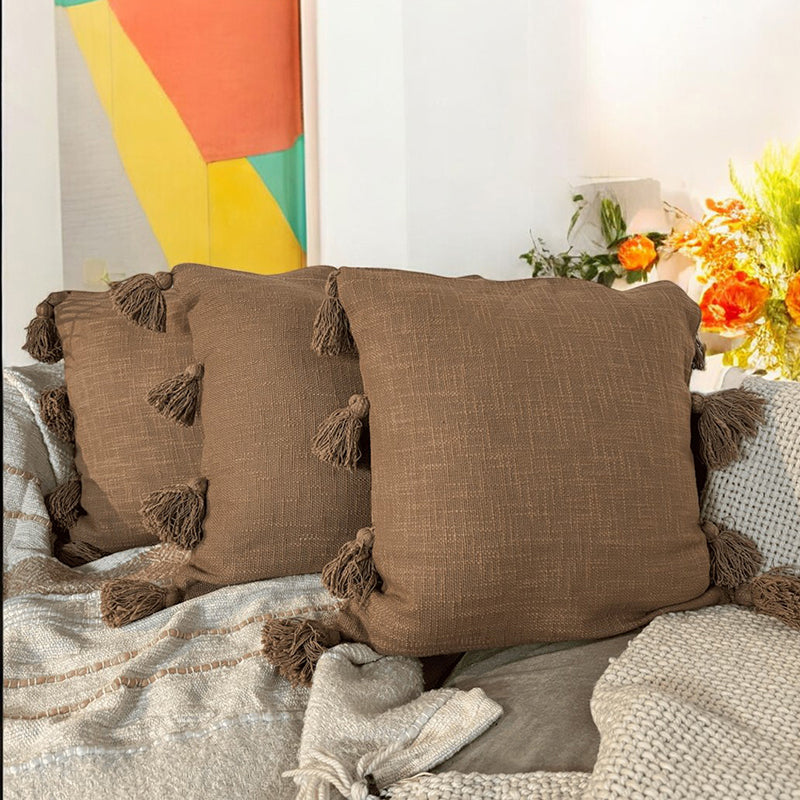 Mod Meld Woven Cushion Cover Set - Set Of Three - 18 x 18 Inches
