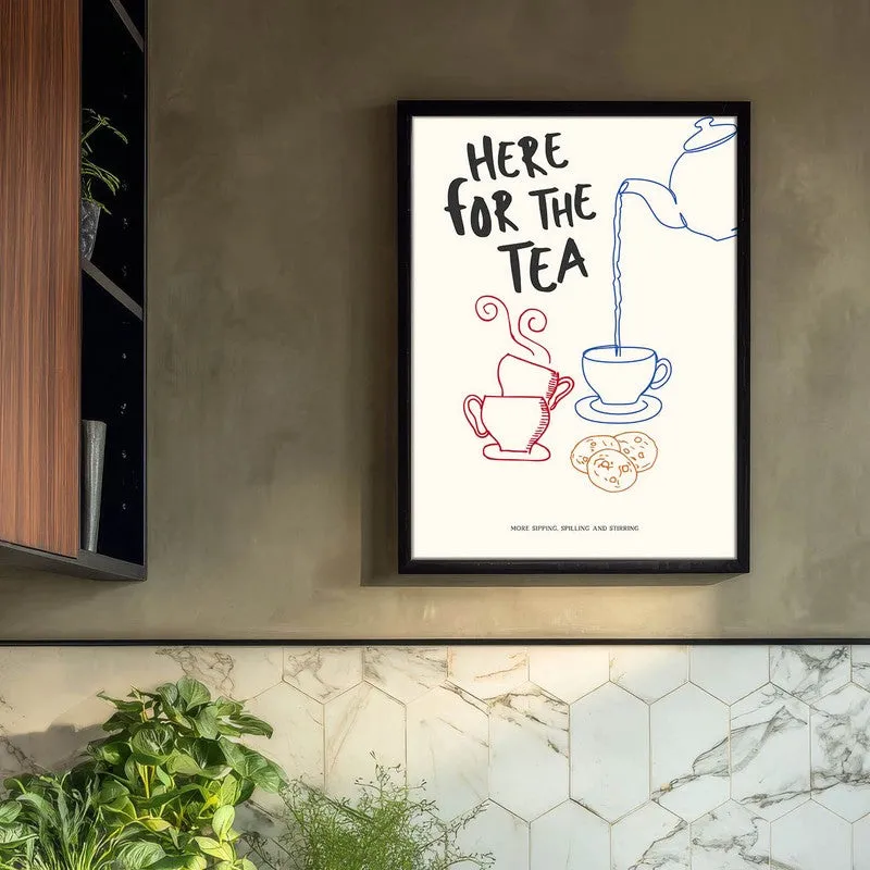 ForTea Archival Canvas Wall Art - Black media 3