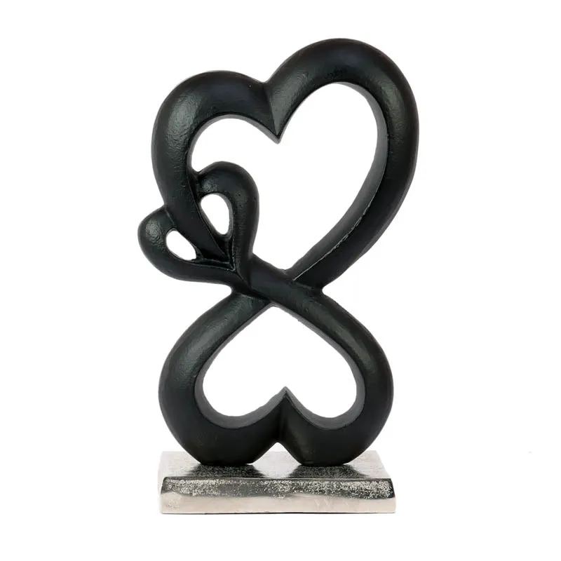 Heart Of Home Showpiece (Black & Silver) - Small media 3