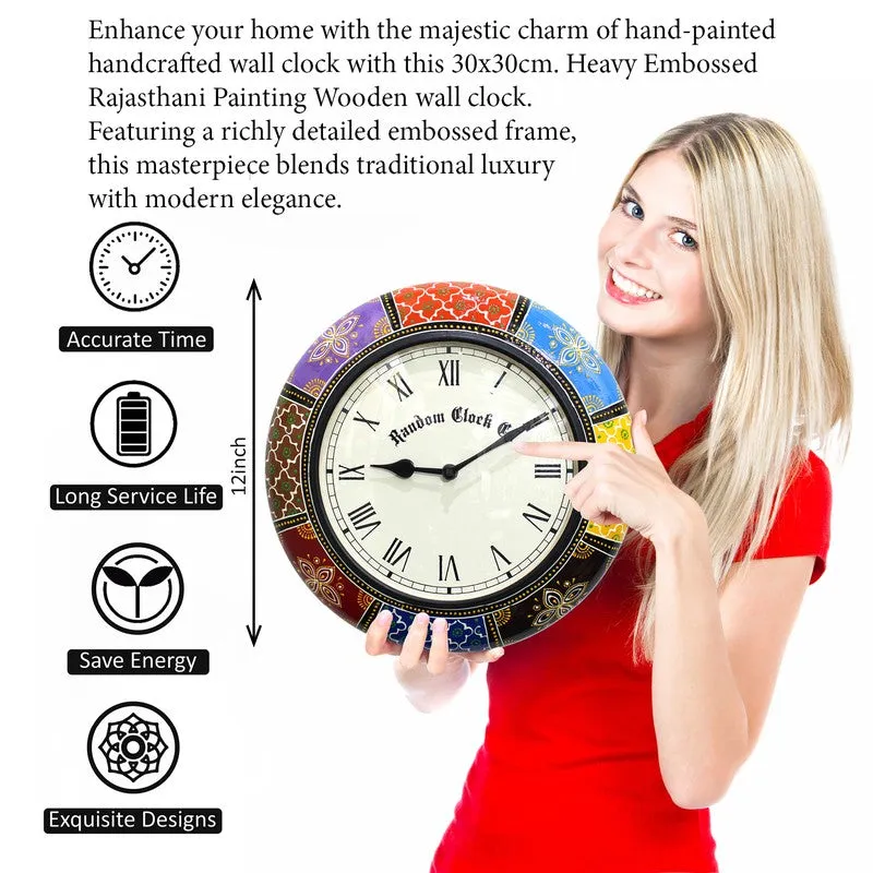 Novara Brass Analog Wall Clock media 9