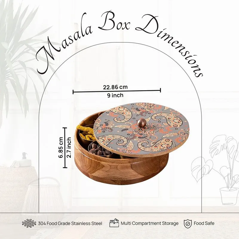 Veronique Masala Box - Grey & Brown media 6