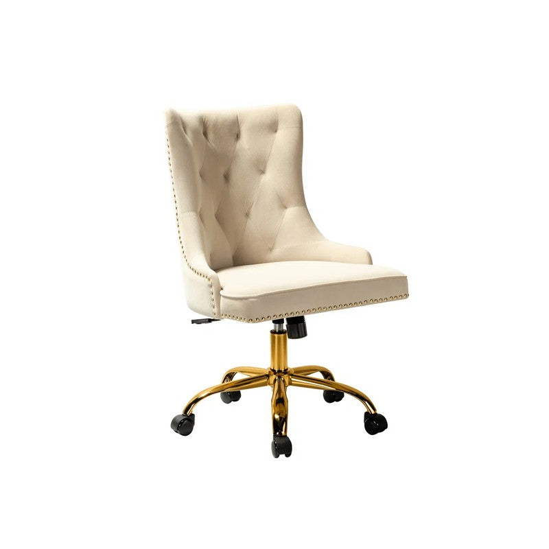 Seatra Neem Wood Office Chair - Beige media 4