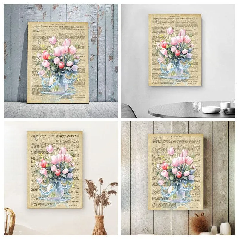 Bloom Print Wall Painting media 4