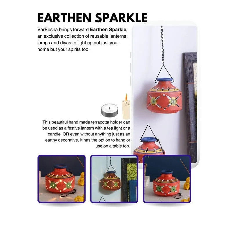 Mandala Magic Tea Light Holders - Red,Blue media 5