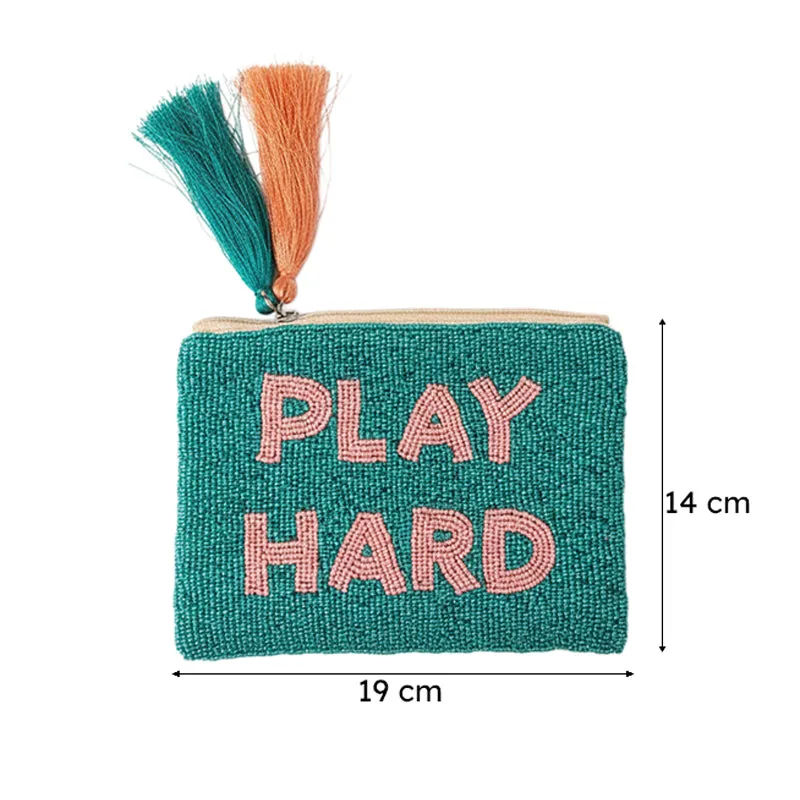 Play Hard Motivational Storage Pouch media 7