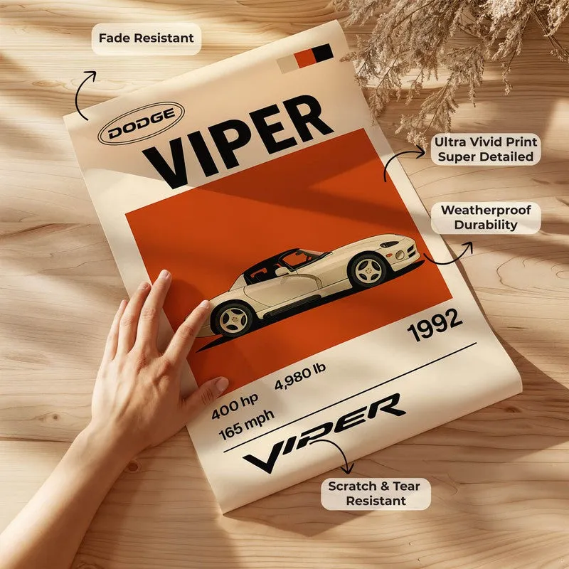 Dodge Viper Legacy Wall Poster media 7