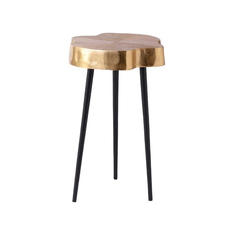 Kora Aluminium Accent Table - Gold media 3