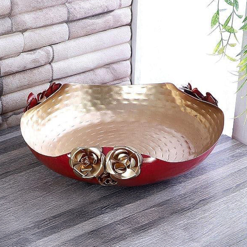 Karthava Ethnic Urli - Red