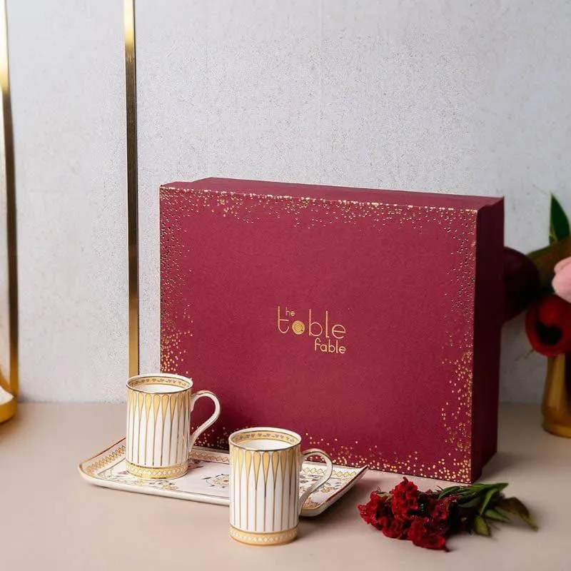 Hridi Mug & Tray Gift Box - Set Of Three media 1