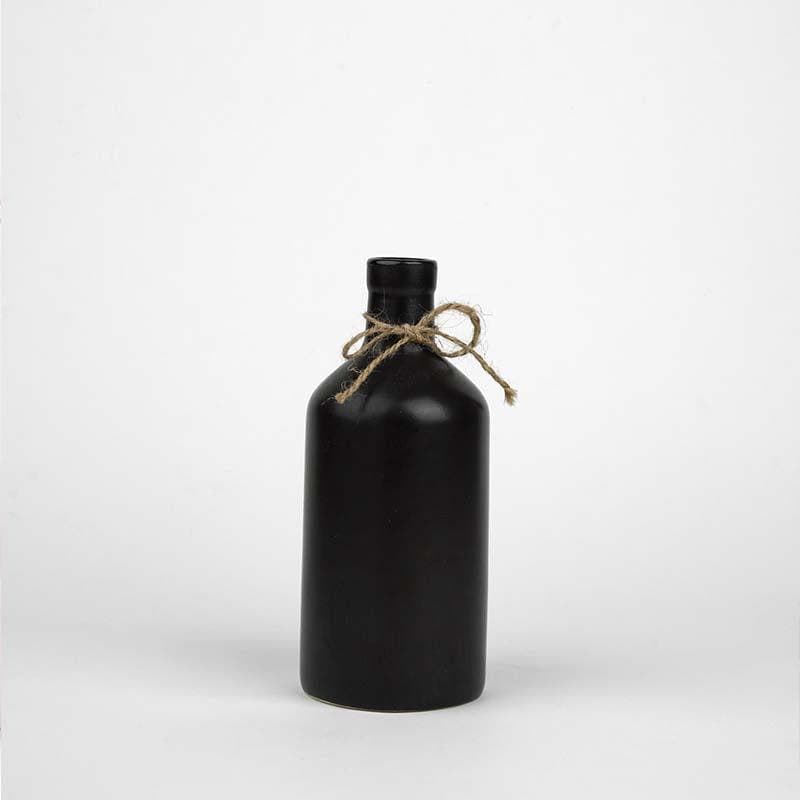 Japanese Bottle Vase - Black media 4