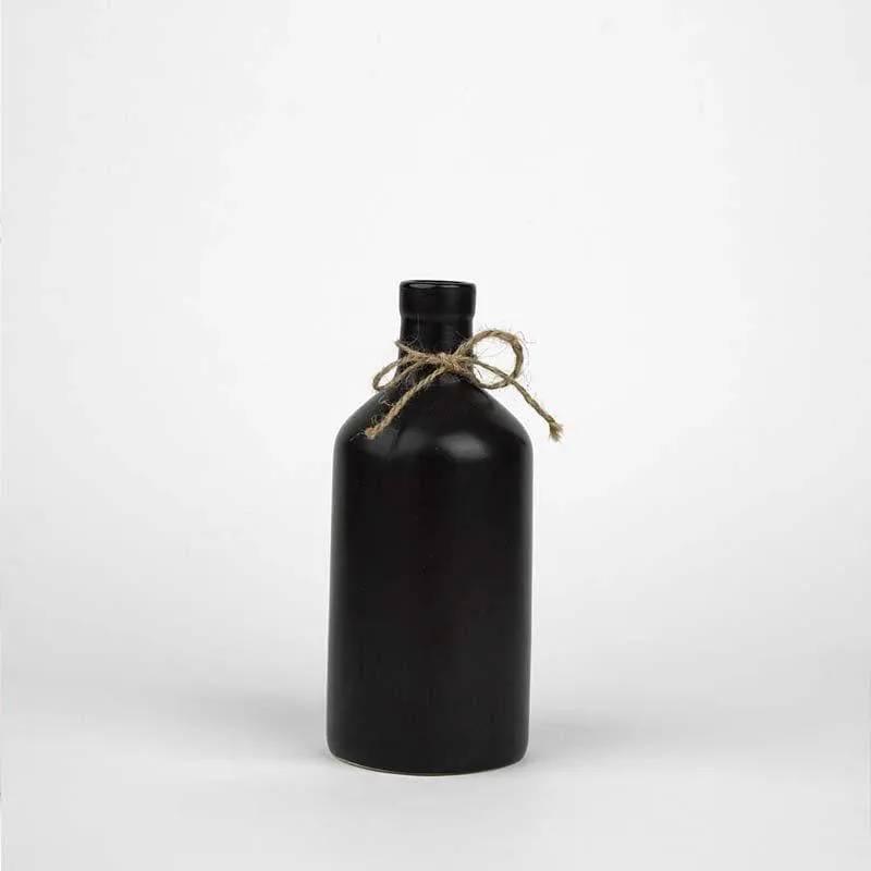 Japanese Bottle Vase - Black media 4