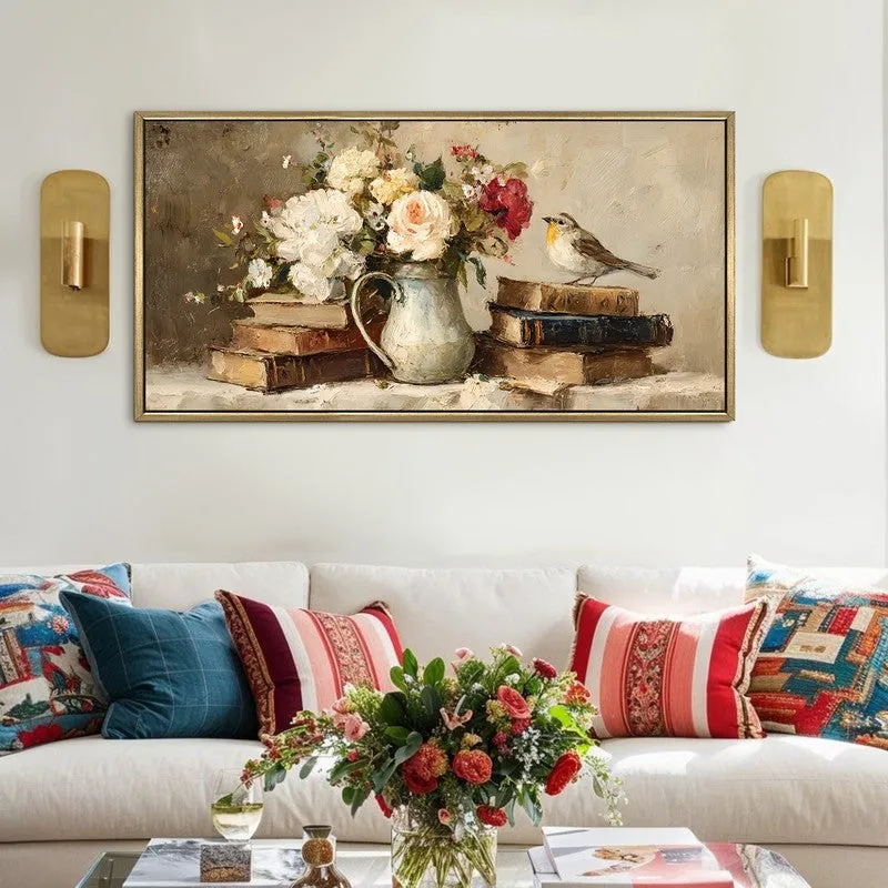 Timeless Nest Canvas Wall Painting With Frame media 1