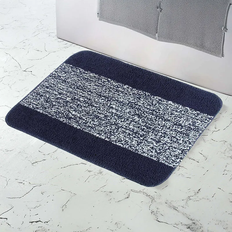 Marvis Anti Skid Bath Mat & Contour Mat (Blue) - Set Of Four media 3