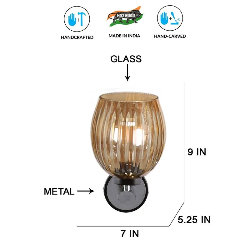 Clear Shine Glass Wall Lamp media 7