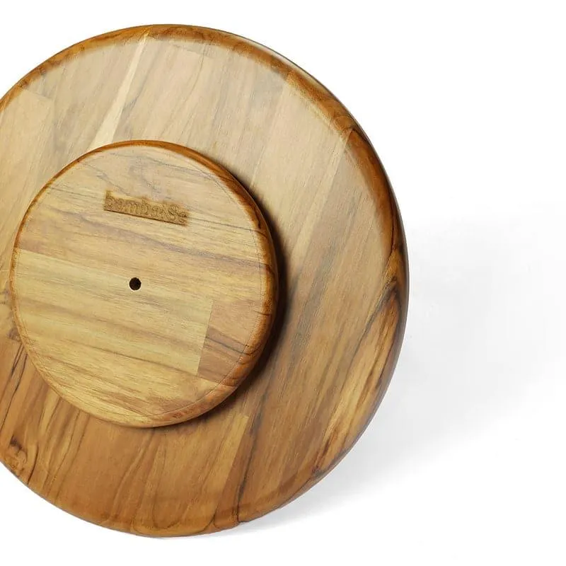 Taavi Mandala Teak Wood Rotating Platter media 5