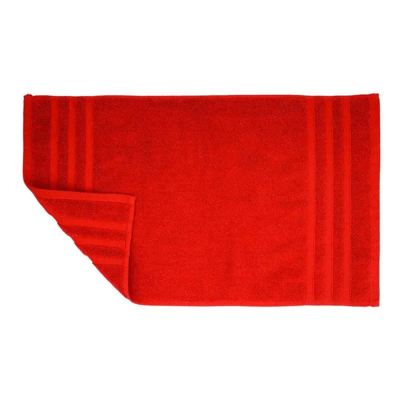 Micro Cotton Comfort Step Soild Bathmat - Red media 4