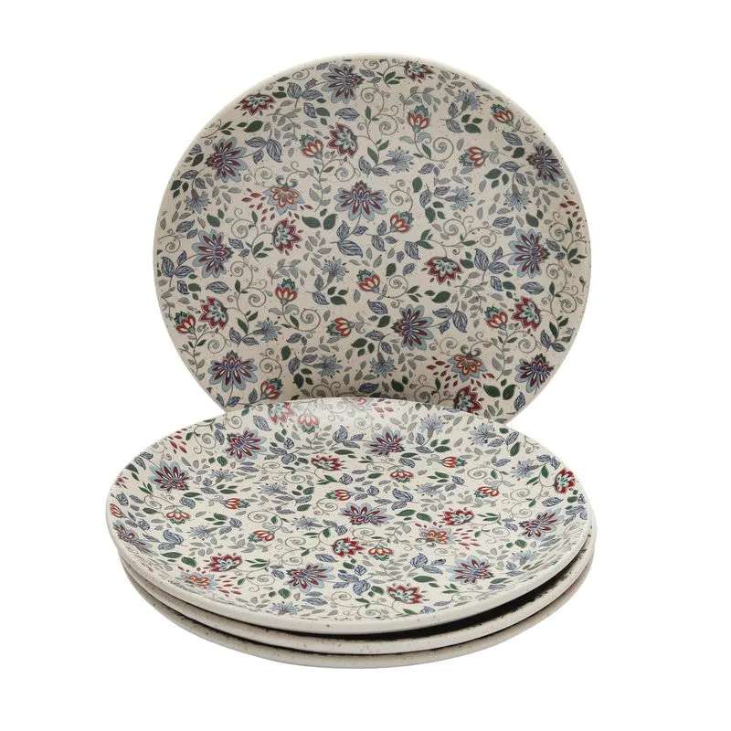 Handpainted Wildflower Dinner Plates - Set Of Four media 3