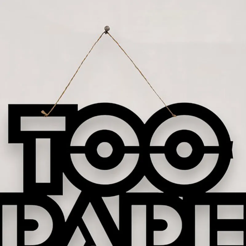 Too Rare Mild Steel Wall Accent media 4