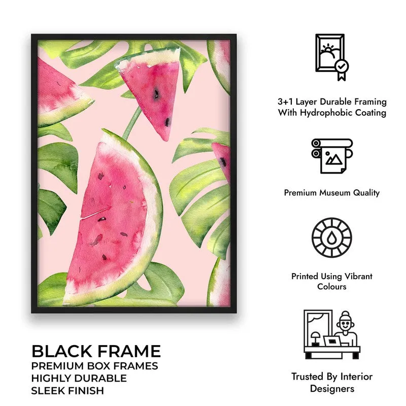 MelonBlast Archival Canvas Wall Art - Black media 9