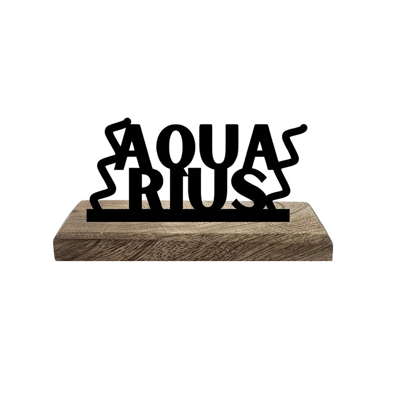 Rebellious Aquarius Showpiece - Set Of Two media 3