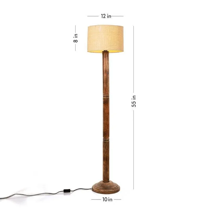 Jute Jen Tenby Floor Lamp media 4