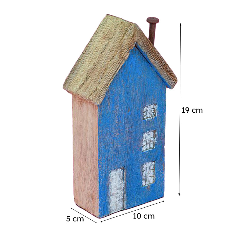 Tiny Homes Wooden Paperweight - Blue media 6